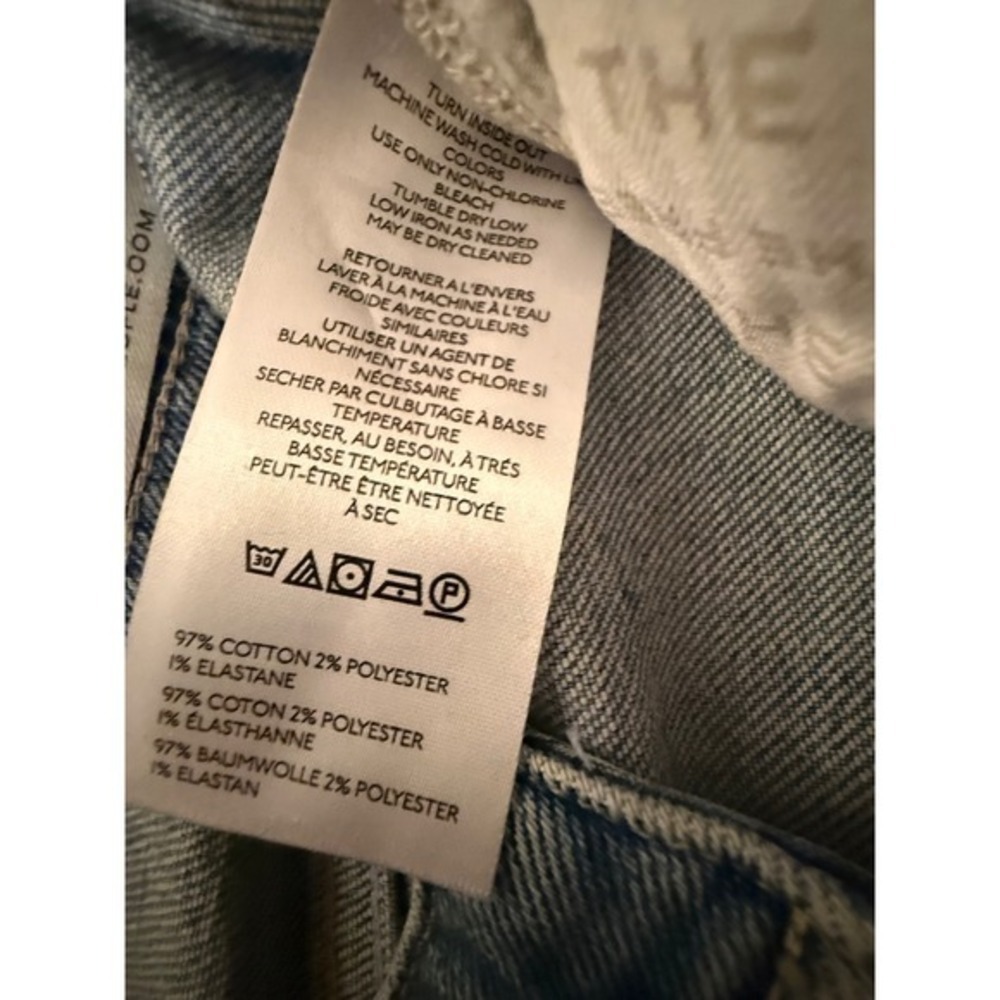 Free People Love Bomb Flare Jeans Light Wash Denim Size 24 NWT - Picture 7 of 9